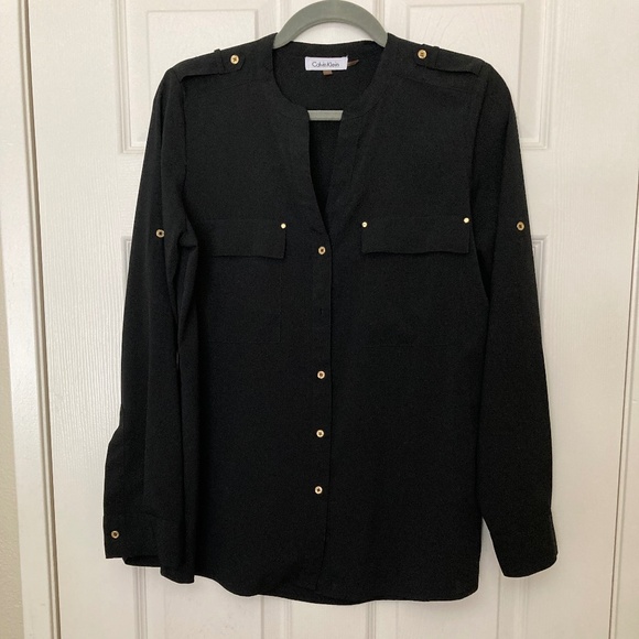 Calvin Klein tunic blouse - Picture 1 of 8